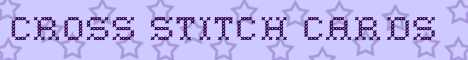 Cross Stitch Cards Banner